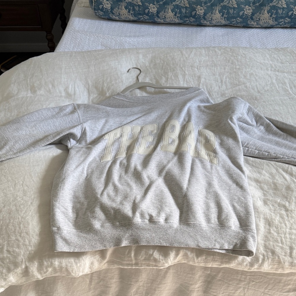 The Bar Gray Crew Neck Sweater